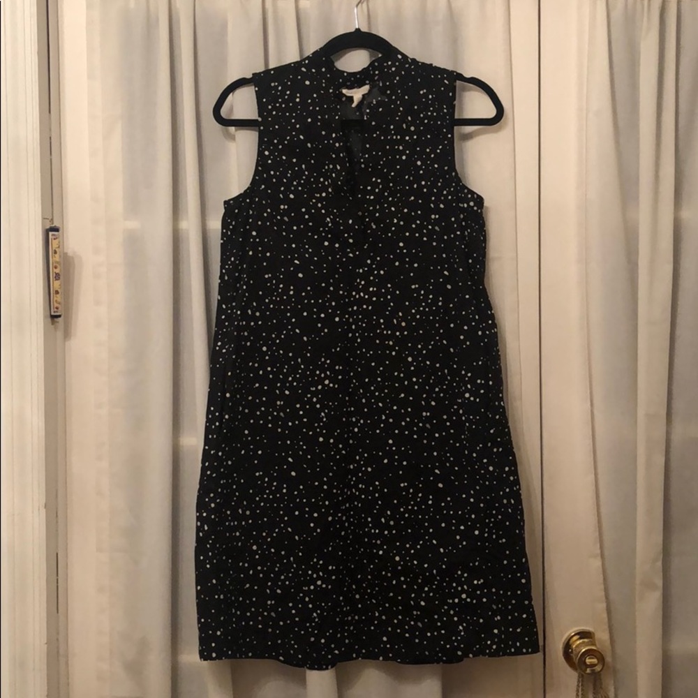 Eileen Fisher Dot Printed Cotton Summer Dress